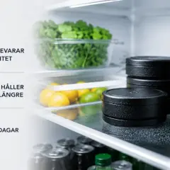 Kyligt klimat bevarar smak och kvalitet. Rätt fuktighet håller snuset färskt längre, perfekt för varma sommardagar.