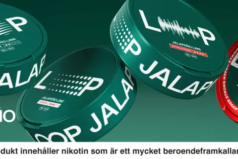 Loop Jalapeño Lime snus i olika styrkor. Jämför snus mini vs slim för din perfekta nikotinupplevelse.