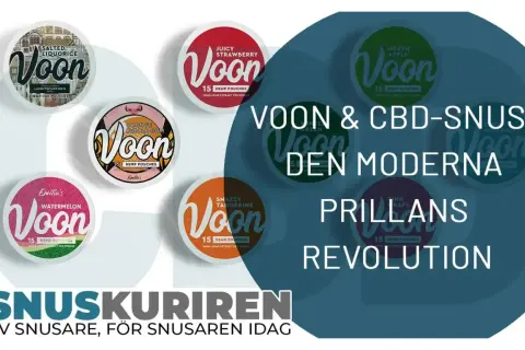 Voon CBD-snus i olika smaker som lakrits och jordgubb. Upptäck den moderna prillans revolution och dess cbd snus effekt.