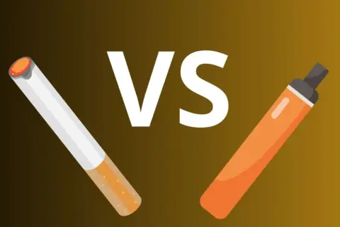 Cigaretter mot e-cigarett, en kamp om moln av ånga.