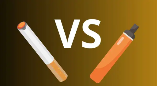Cigaretter mot e-cigarett, en kamp om moln av ånga.