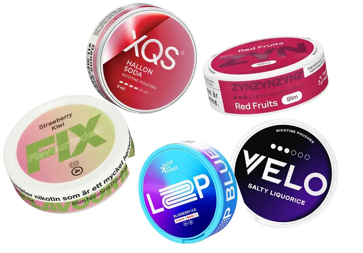 Vitt snus och nikotinpåsar - styrka, risker och regler