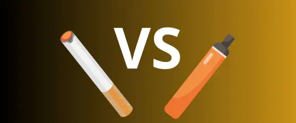 Cigaretter mot e-cigarett, en kamp om moln av ånga.
